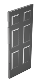 six-pannel-door